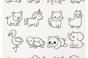 画动物图片大全_如何画动物简笔画
