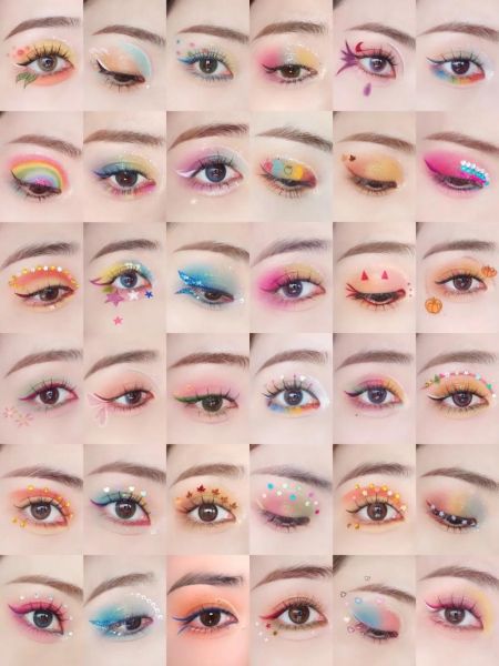 儿童眼妆图片大全集_如何画儿童舞台眼妆