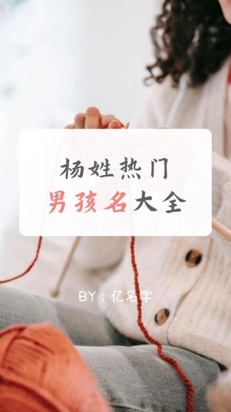 杨姓宝宝取名大全_如何给杨姓宝宝起个好名字