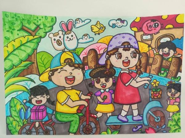 如何画情景图_情景图彩色大全