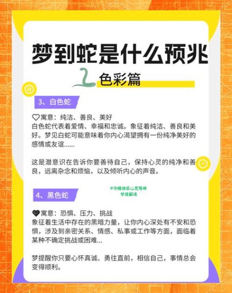梦到蛇是什么意思_梦到蛇预示着什么