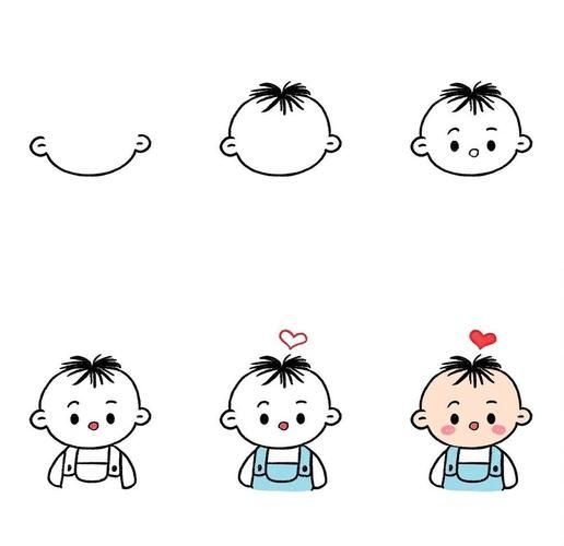 小宝宝怎么画_小宝宝简笔画步骤