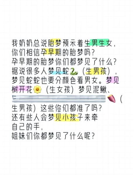 怀孕梦到小男孩是什么意思_胎梦预示生男孩吗