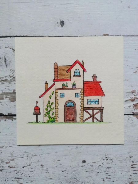 画房子大全图片_怎么画简单又好看