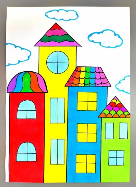 画房子大全图片_怎么画简单又好看