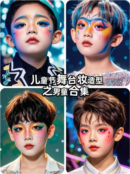 男童舞台妆怎么画_男童舞台妆图片大全