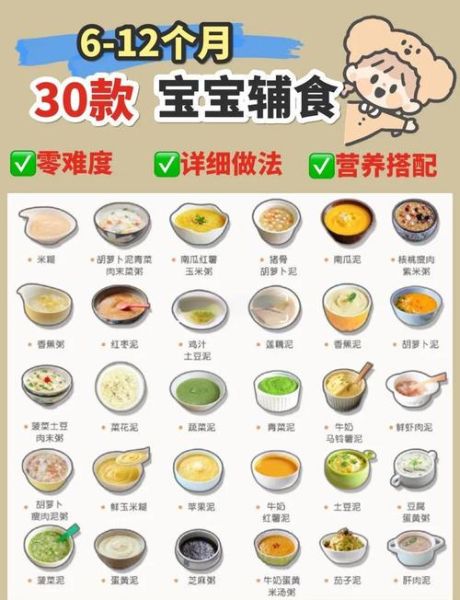 6个月宝宝辅食食谱_第一口辅食吃什么