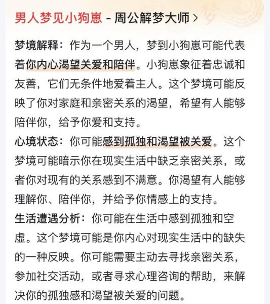 梦到找狗是什么意思_梦见狗丢了又找到了