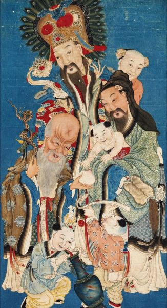 福禄寿喜财图片大全_如何挑选正宗年画