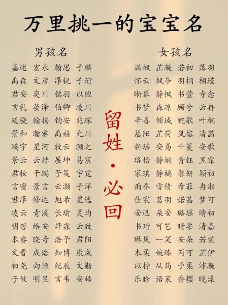 宝宝起名大全免费_如何给新生儿取个好名字