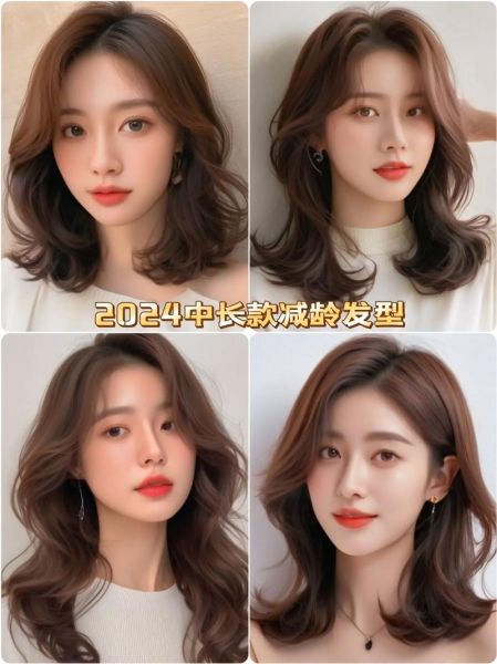 2024流行发型图片_适合圆脸女生的发型推荐