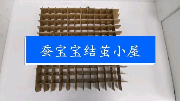 蚕宝宝结茧架子怎么做_自制蚕茧架教程