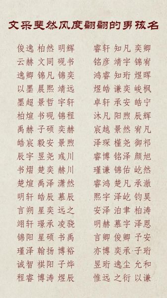 2024男宝宝名字排行榜_如何给男孩起个好名字