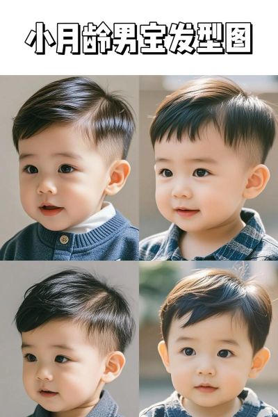 8个月宝宝发型图片_男宝女宝剪什么好看