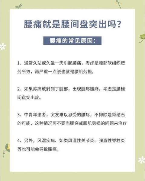 腰疼图片大全_腰疼是什么原因引起的