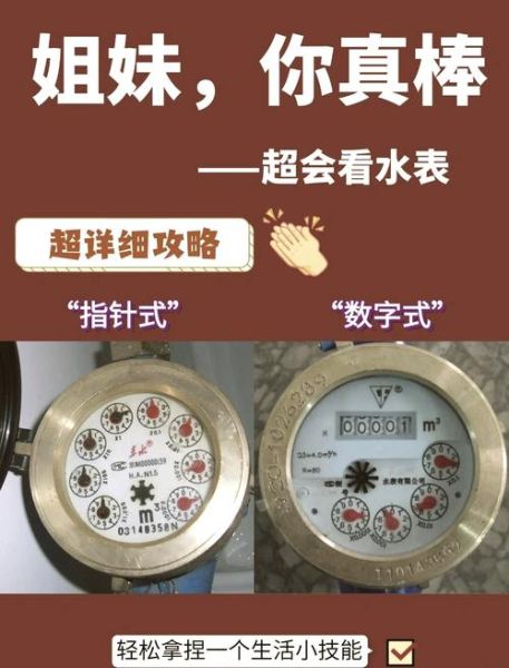 水表图片大全_水表型号怎么看