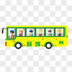 公交车卡通图片大全_如何免费下载高清素材