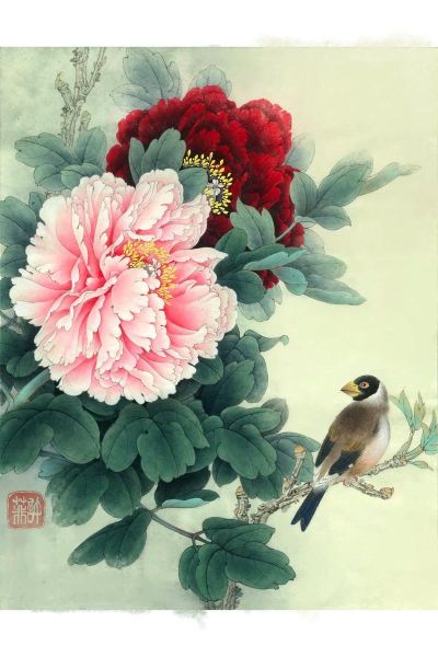 工笔花鸟画图片大全_如何临摹经典作品