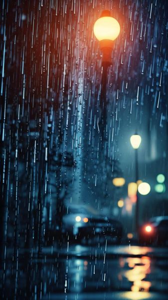 夜雨图片大全哪里找_夜雨意境高清壁纸怎么拍