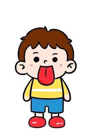 舌头卡通图片大全可爱_怎么画简单又萌