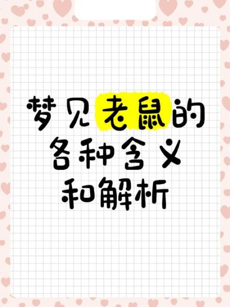 梦到死老鼠是什么意思_梦见死老鼠预示什么