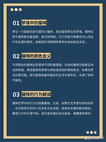 做梦梦到猫了_猫在梦里代表什么