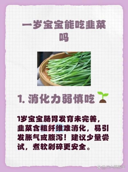 一岁宝宝可以吃韭菜吗_韭菜辅食添加注意事项