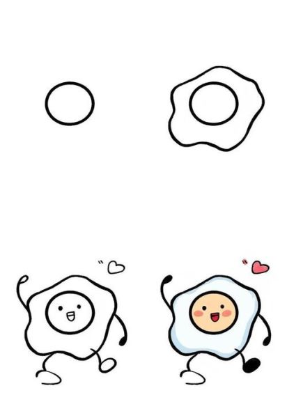 蛋宝宝图片怎么画_蛋宝宝图片可爱简笔画教程