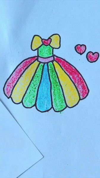 画裙子图片大全_初学者怎么画裙子好看