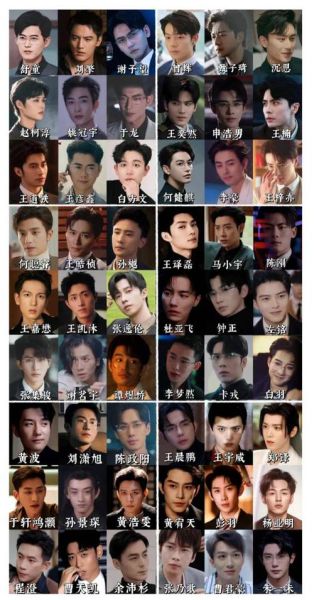 电视剧男演员大全图片_如何快速识别