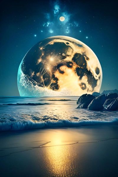 唯美月亮图片大全_如何拍出梦幻月色