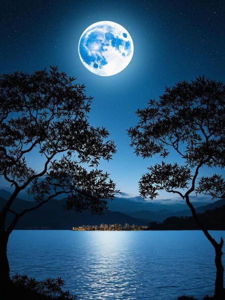 唯美月亮图片大全_如何拍出梦幻月色