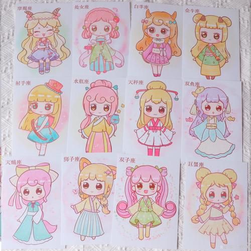 彩色简笔画大全图片_适合儿童临摹吗