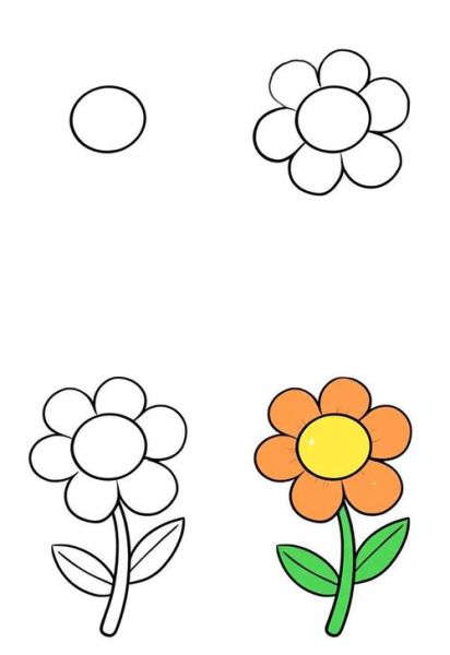 小花简笔画怎么画_小花简笔画图片大全