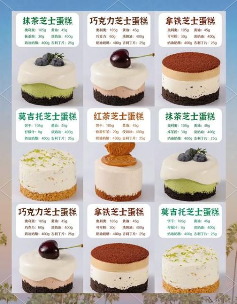 芝士蛋糕图片大全_如何挑选高颜值配方
