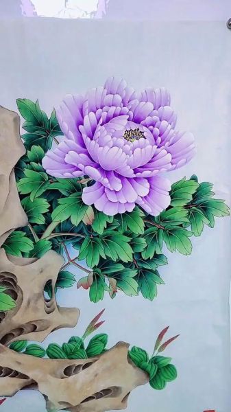 工笔牡丹图片大全高清_如何下载保存