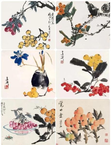 国画枇杷图片大全_如何挑选高清素材