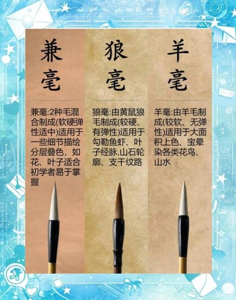 毛笔图片大全_如何挑选毛笔