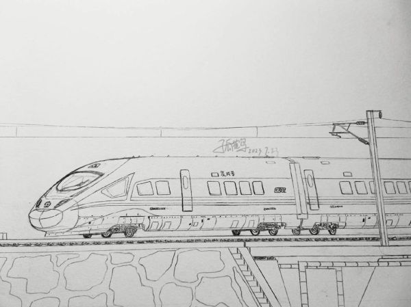 动车简笔画怎么画_动车简笔画大全大图片