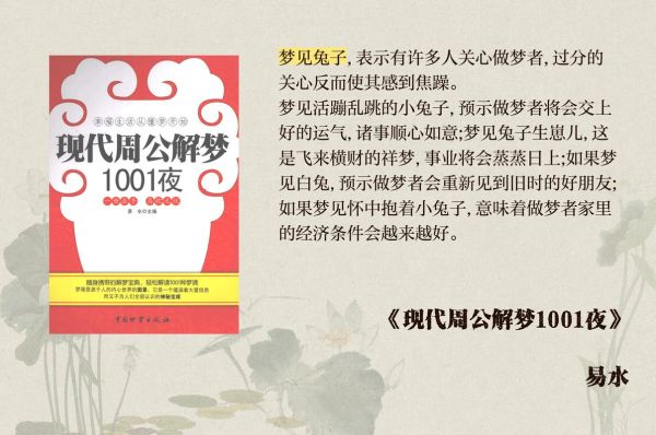 梦到兔子生了好多小兔子_周公解梦准吗