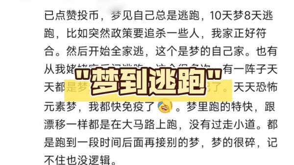 梦到逃亡是什么意思_如何缓解梦中逃亡的焦虑