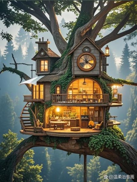 树屋图片大全_树屋怎么设计好看