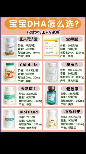 dha哪个牌子好宝宝吃_婴儿dha品牌推荐