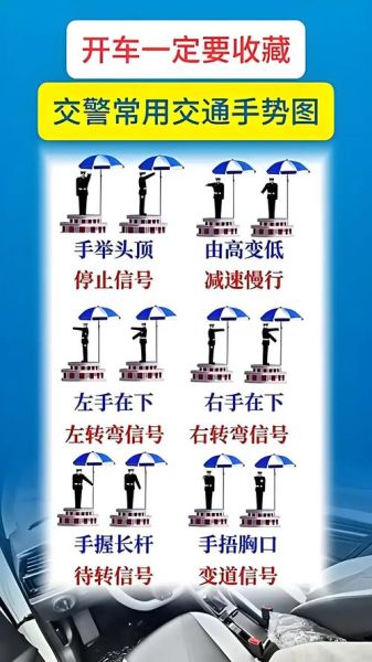 交警手势图解大全_常见交通指挥手势有哪些