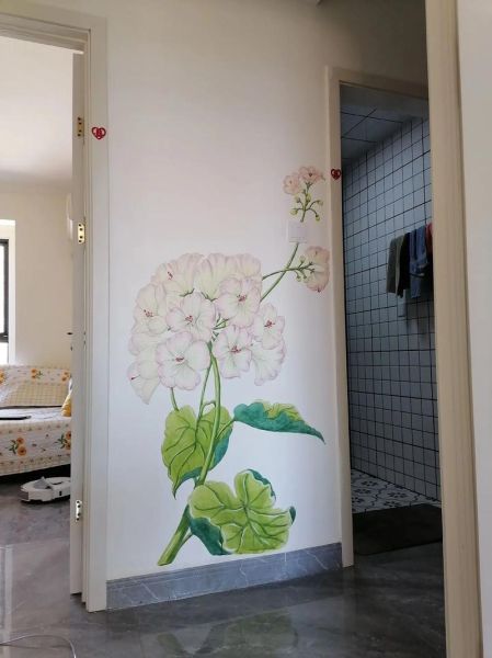 墙画花朵图片大全_如何选择适合的墙画花朵