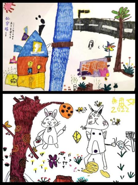 儿童美术作品图片大全_如何挑选适合孩子年龄段的作品