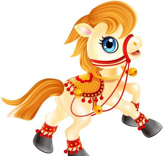 卡通马图片大全_哪里找高清无水印