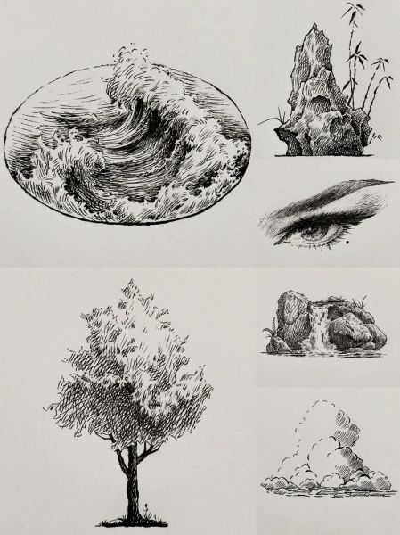 唯美素描画图片大全_初学者临摹步骤