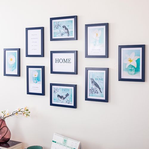 八组合照片墙怎么摆好看_八组合照片墙图片大全