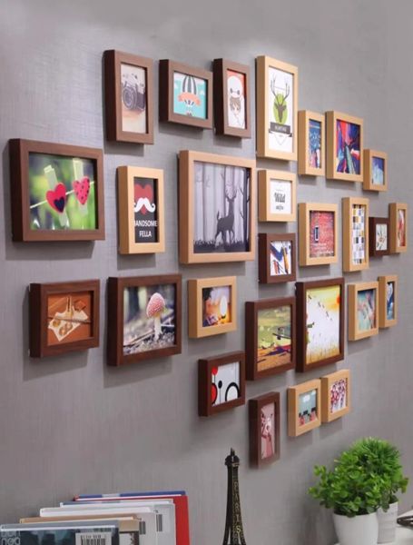 八组合照片墙怎么摆好看_八组合照片墙图片大全